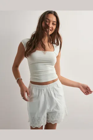 ONLY - Onllou Life Emb Loose Shorts Wvn