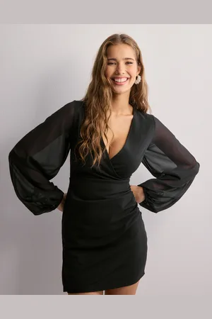 Nelly - Chiffon Sleeve Wrap Dress