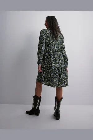 JDY - piper L/S Aop Shirt Dress Wvn Di