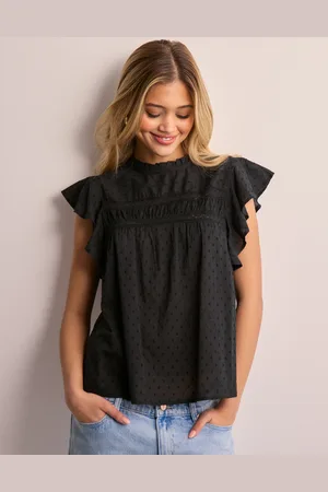VERO MODA - Vmtrine Sl Lace Top Wvn Ga Noos
