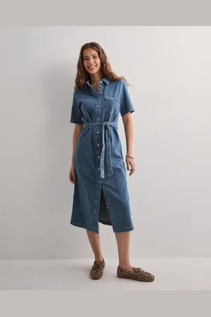 ONLY - Onllana Ss Long Dress Dnm REA258