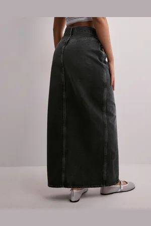 ONLY - Onlcilla Long Slit Skirt Dnm Noos