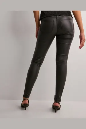 ONLY - Onlanne K Mid Waist Coated Jeans No