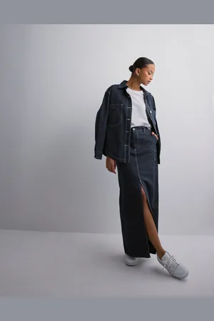 JDY - nevaeh Hw Maxi Slit Skirt Pnt