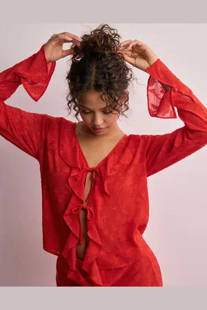 Neo Noir - Whisper Burnout Blouse