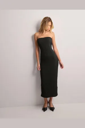 JDY - penni S/L Tube Midi Dress Jrs