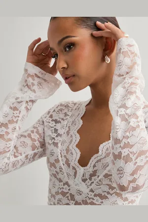 VERO MODA - Vmdea Ls Lace Top Exp
