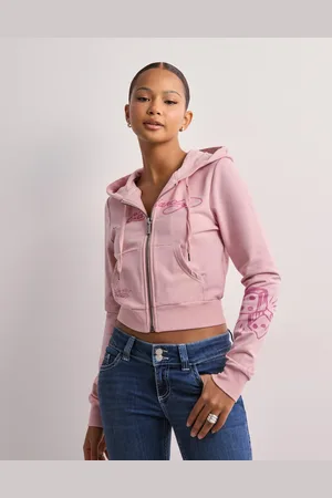 ED HARDY - Eagle-Till-Death Cropped Zip Thru Hoody