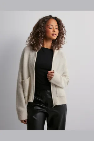 SELECTED - Slfsia Ras Ls Knit Zipper Cardigan