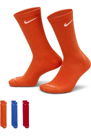 Nike Everyday Plus treningssokker med demping (3 par)