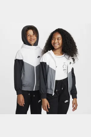 Nike Sportswear Windrunner Repel hettejakke til store barn