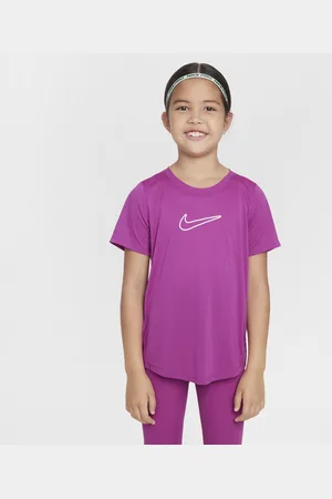 Nike One Fitted Dri-FIT kortermet trøye til store barn (jente)