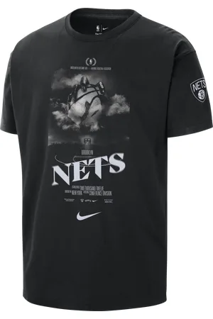 Nike Brooklyn Nets Courtside NBA-T-skjorte til herre