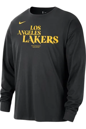 Nike Los Angeles Lakers Courtside NBA langermet T-skjorte til herre