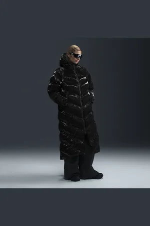 Nike Sportswear Windpuffer Therma-FIT ledig skinnende parkas med hette til dame