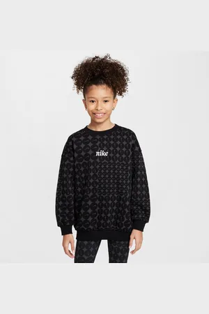 Nike Sportswear Club Fleece ekstra stor sweatshirt med rund hals til store barn (jente)