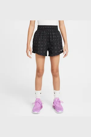 Nike One vevd treningsshorts til store barn (jente)