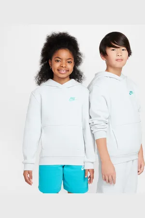 Nike Sportswear Club fleece-hettegenser til store barn