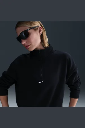 Nike Sportswear fleeceoverdel med glidelås i 1/4 lengde til dame