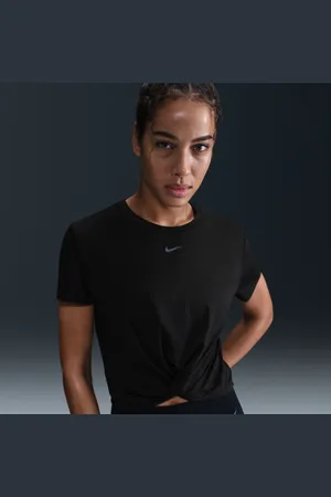 Nike One Classic Twist Dri-FIT kortermet overdel til dame