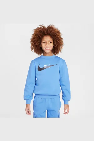 Nike Sportswear sweatshirt i fleece med rund hals til store barn