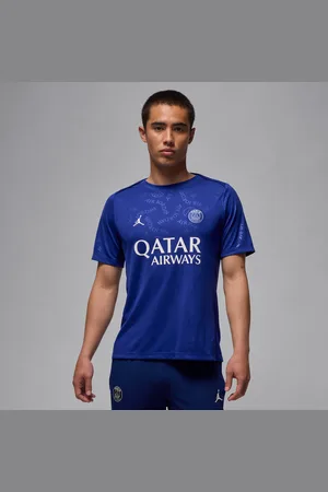 Jordan Paris Saint-Germain Academy Pro (fjerdedrakt) Dri-FIT kortermet fotballoverdel for oppvarming til herre