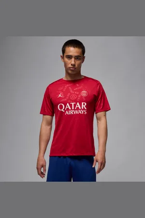 Jordan Paris Saint-Germain Academy Pro (fjerdedrakt) Dri-FIT kortermet fotballoverdel for oppvarming til herre