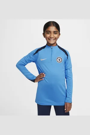 Nike Chelsea FC Strike Dri-FIT fotballtreningsoverdel til store barn