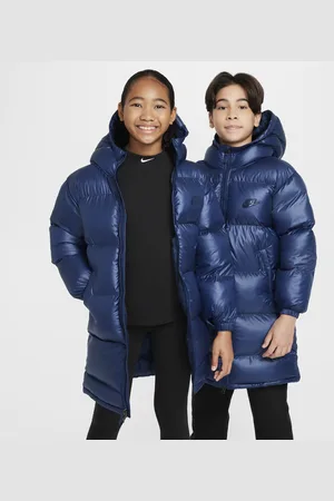 Nike Sportswear Heavyweight Synthetic Fill EasyOn Therma-FIT Repel ledig parkas med hette til store barn