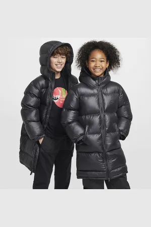 Nike Sportswear Heavyweight Synthetic Fill EasyOn Therma-FIT Repel ledig parkas med hette til store barn
