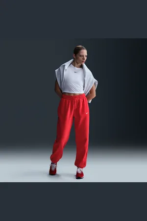 Nike Sportswear Phoenix ekstra stor joggebukse med høyt liv til dame