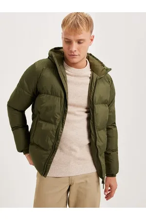 SELECTED Herre Jakker - Slhdavid Short Puffer Jacket Ex Jakker Dark Olive