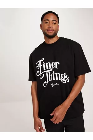 Pegador Herre Singleter - Kirk Oversized Tee T-skjorter og singleter Black