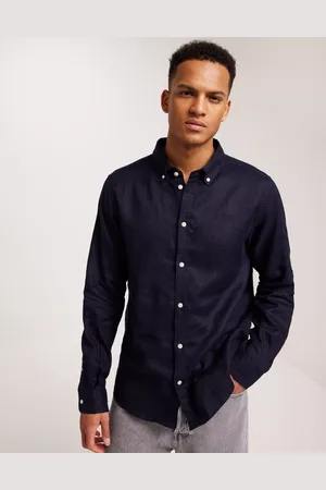 Les Deux Kristian Linen B.D. Shirt Linskjorter