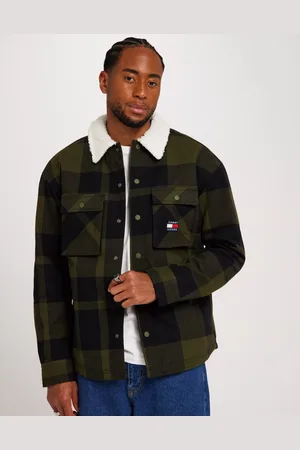 Tommy Hilfiger Tjm Check Sherpa Lined Overshirt Skjortejakker