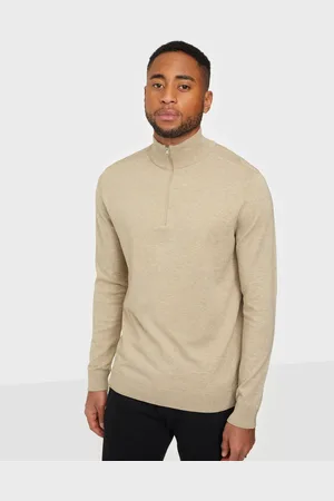 SELECTED Slhberg Half Zip Cardigan Noos Strikkegensere