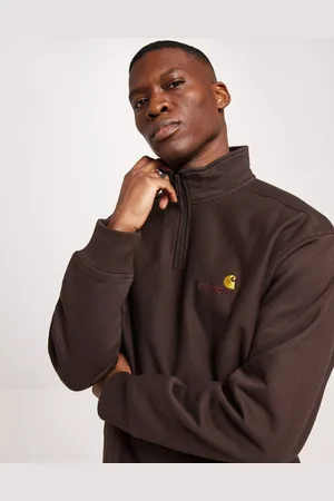 Carhartt Half Zip American Script Sweat Gensere