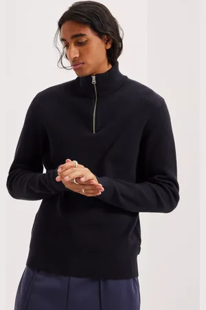 Only & Sons Onsphil Reg 12 Struc Half Zip Knit Gensere