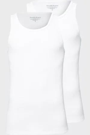 Bread & Boxers 2-Pack Tank ribbed Singletter & Ermeløse topper