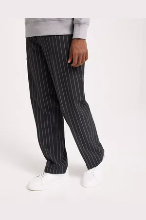 Les Deux Como Pinstripe Wool Mélange Slacks Bukser