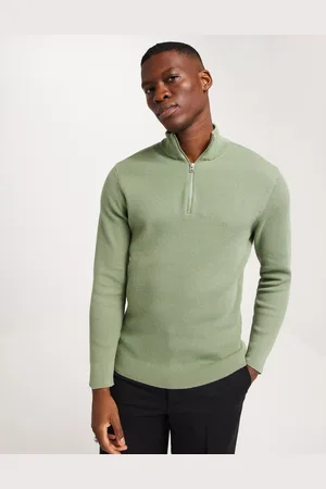 Only & Sons Onsphil Reg 12 Struc Half Zip Knit Gensere