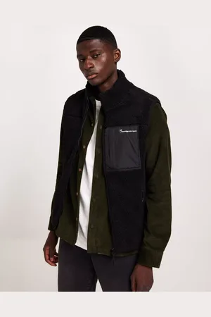 Knowledge Cotton Apparal Teddy fleece vest - GRS/Vegan Vester