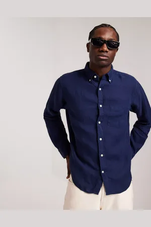 GANT Reg Gmnt Dyed Linen Shirt Linskjorter