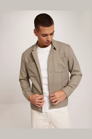Les Deux Marseille Herringbone Jacket Skjortejakker