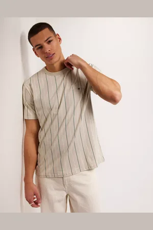 Tommy Hilfiger Tjm Reg Varsity Pinstripe Tee Stripete t-shirts
