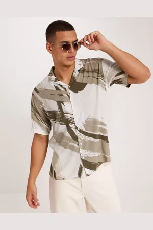 JACK & JONES Jjjeff Abstract Print Resort Shirt Kortermede skjorter