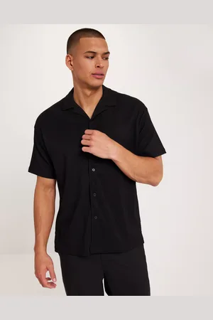JACK & JONES Jorvalencia Plisse Resort Ss Shirt Kortermede skjorter