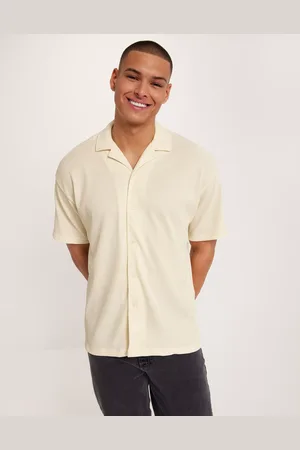 JACK & JONES Jorvalencia Plisse Resort Ss Shirt Kortermede skjorter