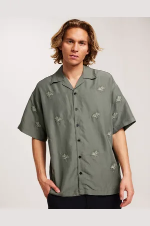 JACK & JONES Jcoembroidery Oversized Resort Shir Kortermede skjorter