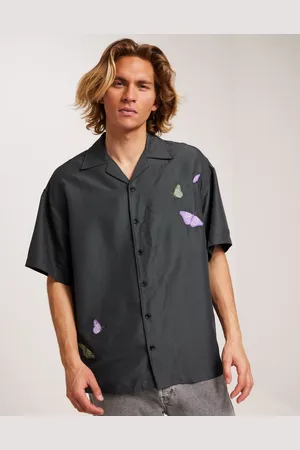 JACK & JONES Jcoembroidery Oversized Resort Shir Kortermede skjorter